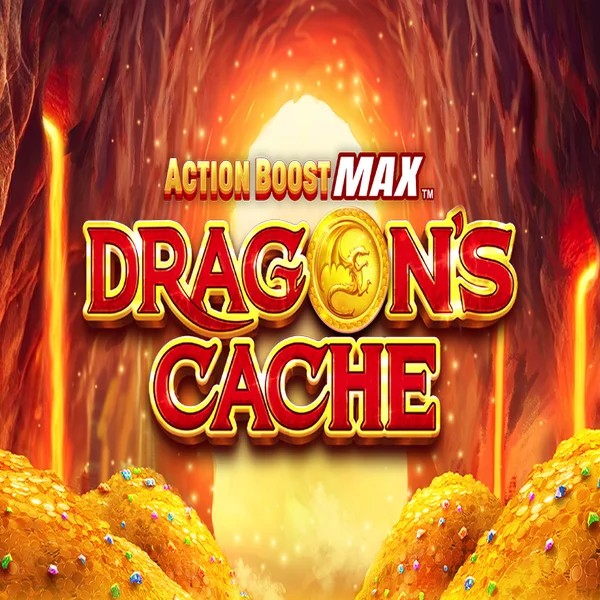 Action Boost Max Dragon's Cache slot visual from SpinPlay Games available on play-jonny-casino.eu