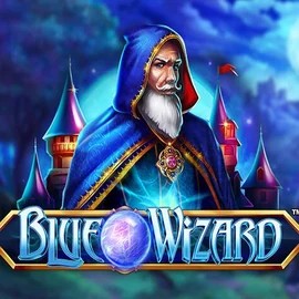 Blue Wizard slot logo by Quickspin at Playjonny Casino