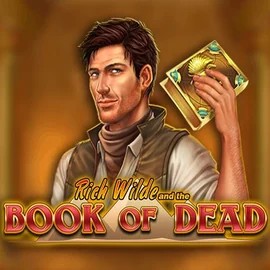 Official Slots logo: Book of Dead by Play'n GO at Playjonny Casino