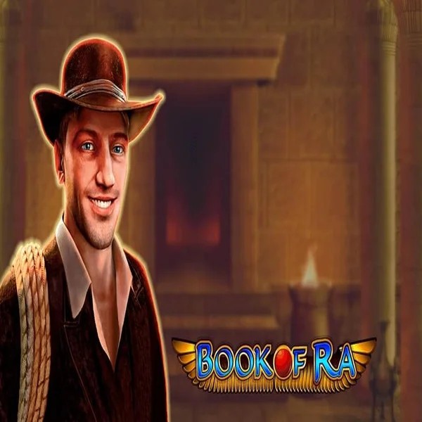 Official Slots logo: Book of Ra by Greentube at Playjonny Casino
