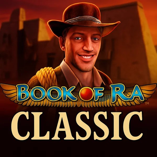 Book of Ra Classic slot icon by Novomatic, available at Playjonny Casino