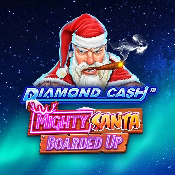 Diamond Cash Mighty Santa Boarded Up game by Greentube – logo hosted on Playjonny Casino