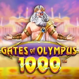 Gates of Olympus 1000 slot logo by Pragmatic Play at Playjonny Casino