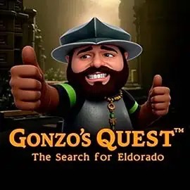 Gonzo's Quest slot visual from NetEnt available on play-jonny-casino.eu
