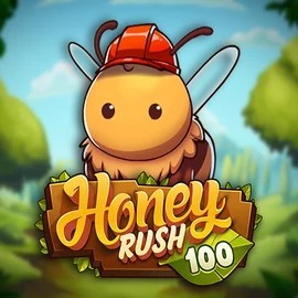 Honey Rush 100 slot logo by Play'n GO at Playjonny Casino