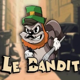 Le Bandit slot logo by Hacksaw Gaming at Playjonny Casino