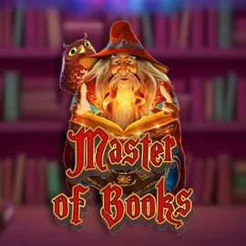 Master of Books logo by Swintt at Playjonny Casino
